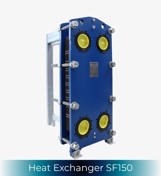 SonFlow SF151 heat exchanger, SonFlow SF151D heat exchanger, SonFlow SF152 heat exchanger, SonFlow SF153 heat exchanger, SonFlow SF154 heat exchanger, SonFlow SF156 heat exchanger