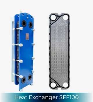 Free Flow Plate Heat Exchanger SonFlow SFF100 SonFlow SFF100 Heat Exchanger