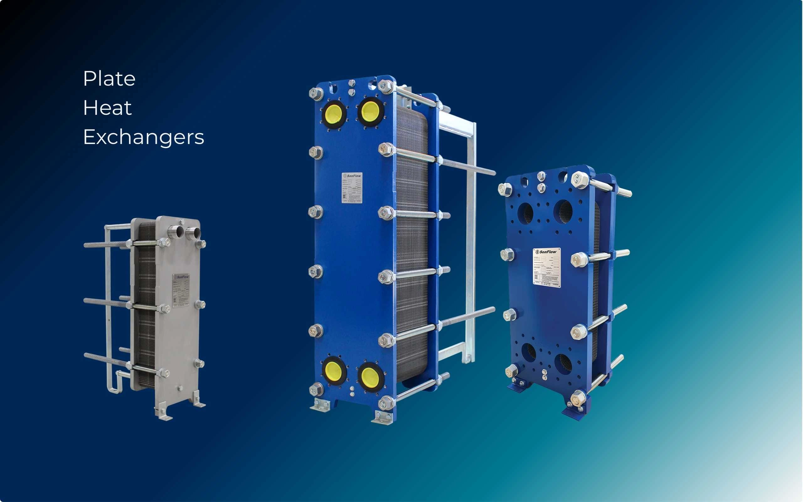 Gasketed plate heat exchangers – industrial equipment.
