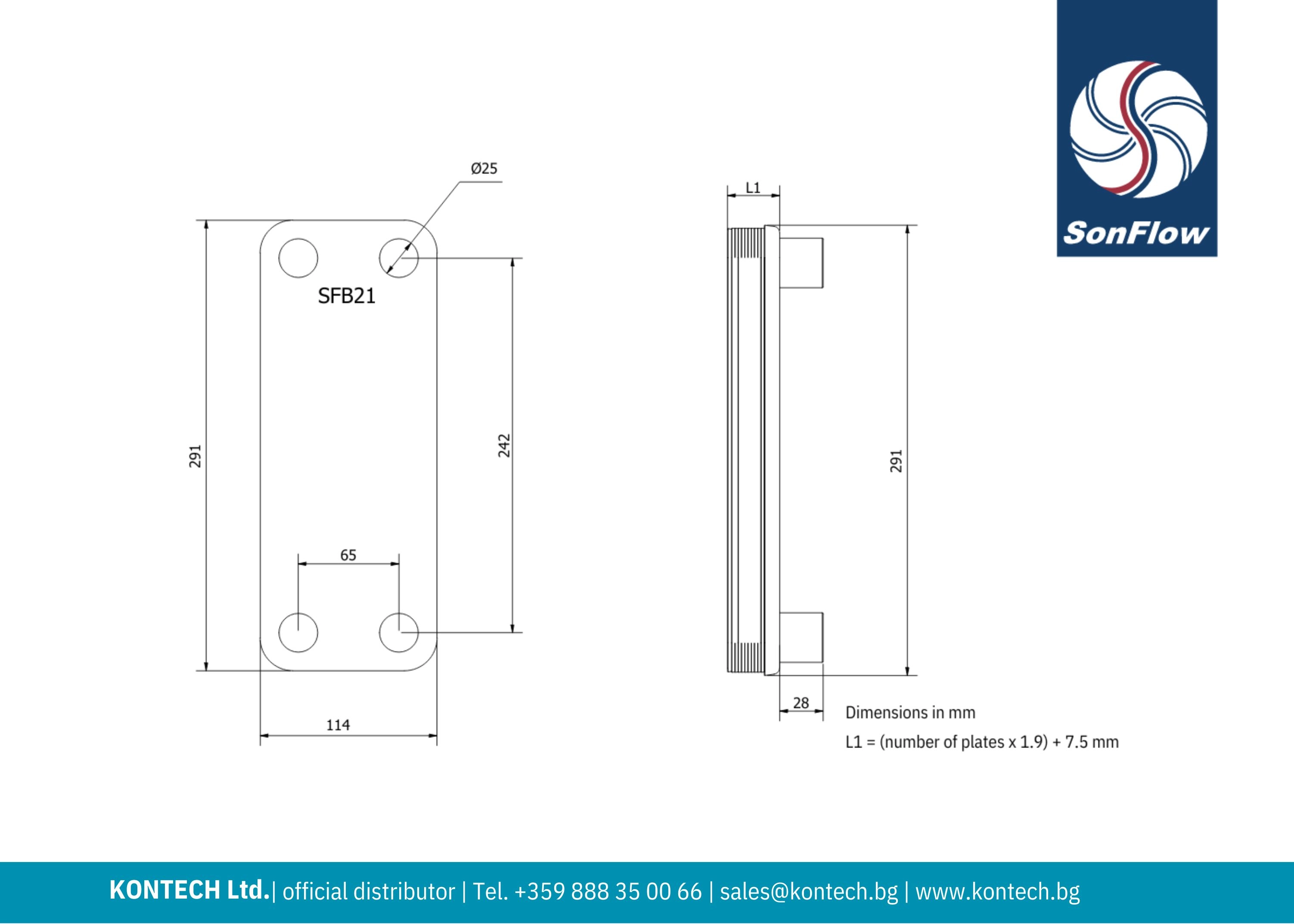 SonFlow SFB21 drawing