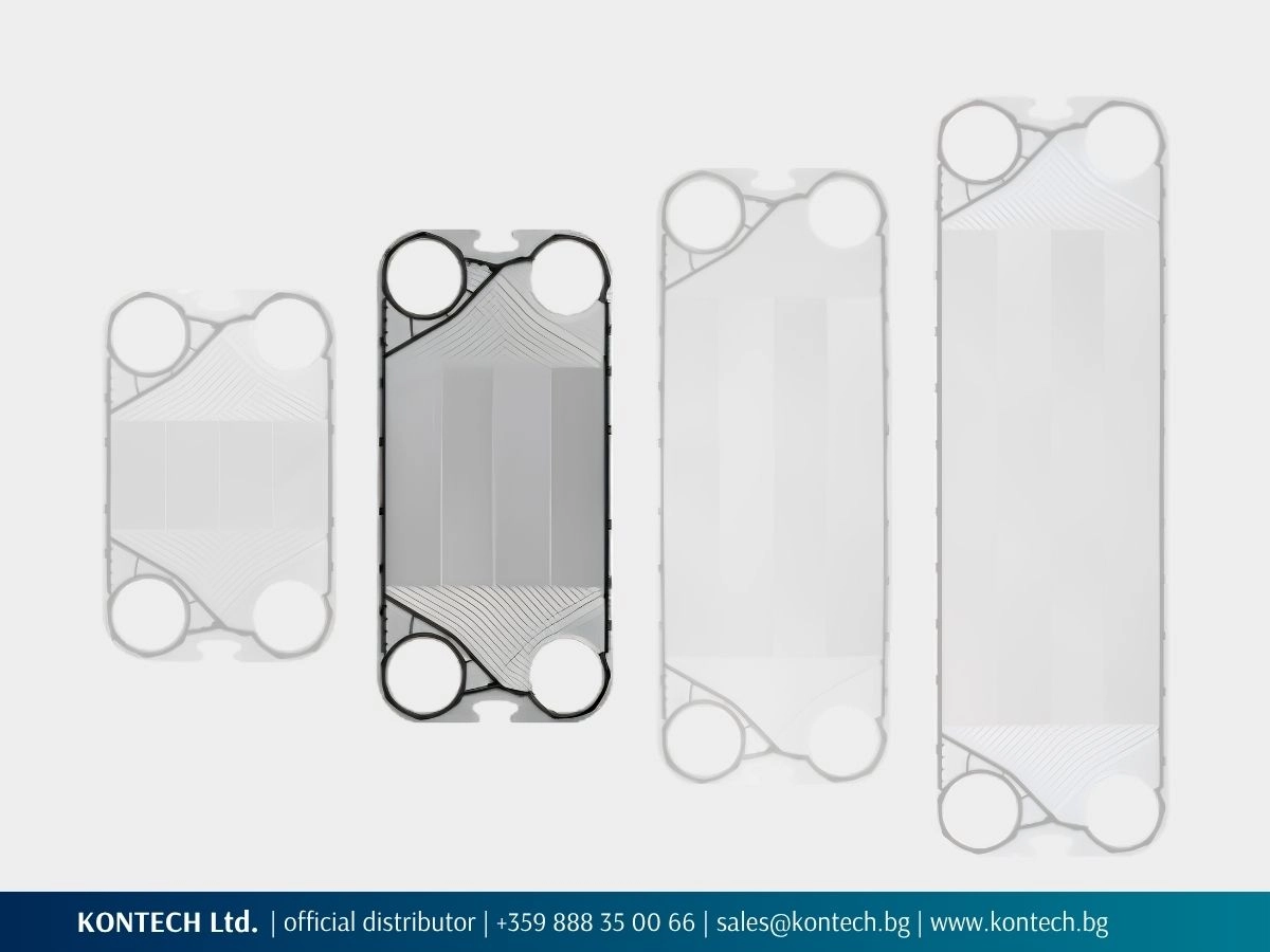 SonFlow SF202 plate and gasket highlighted among the four plate heights in the SF200 series.