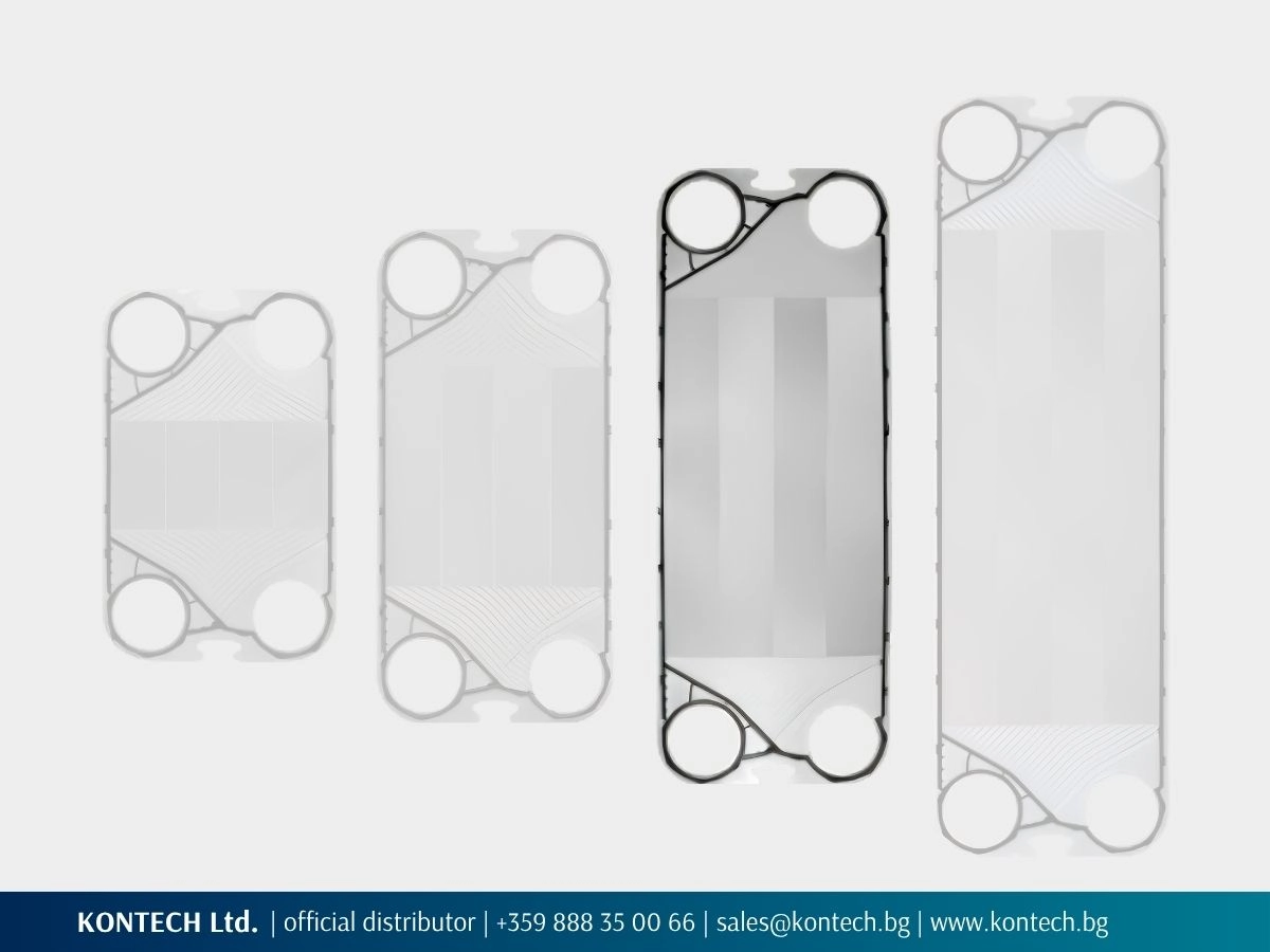 SonFlow SF203 plate and gasket highlighted among the four plate heights in the SF200 series.