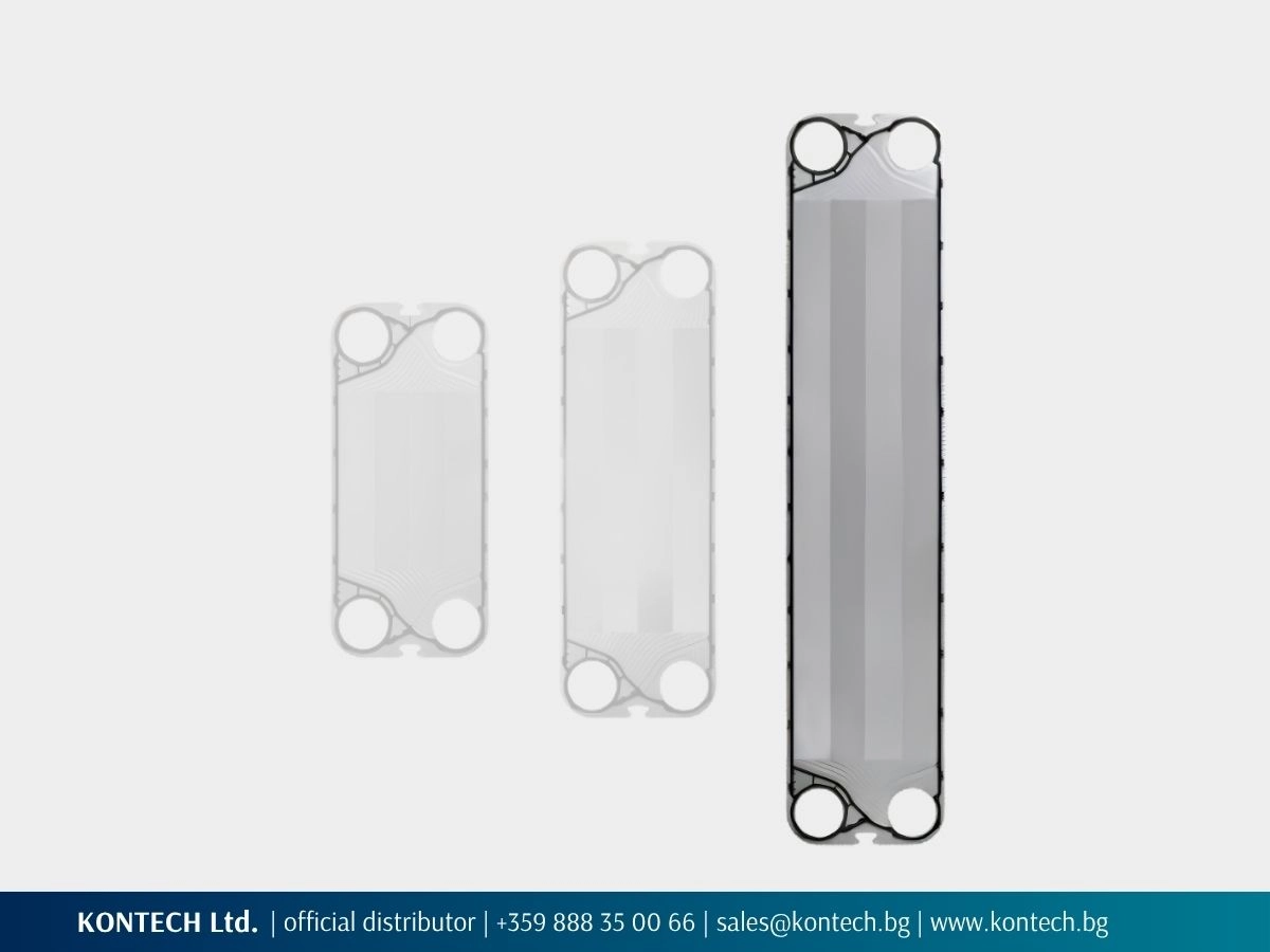 SonFlow SF154 plate with gasket highlighted among SF150 series plates