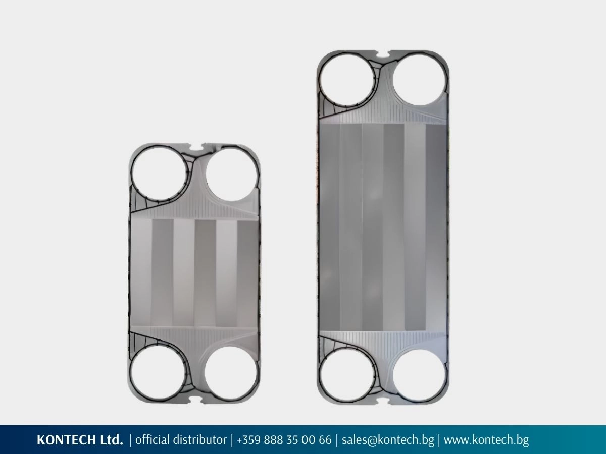 SonFlow SF502 plate on the left and SF503 plate on the right, with equal width and different heights