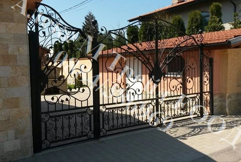 дворна врата вратаот ковано желязо