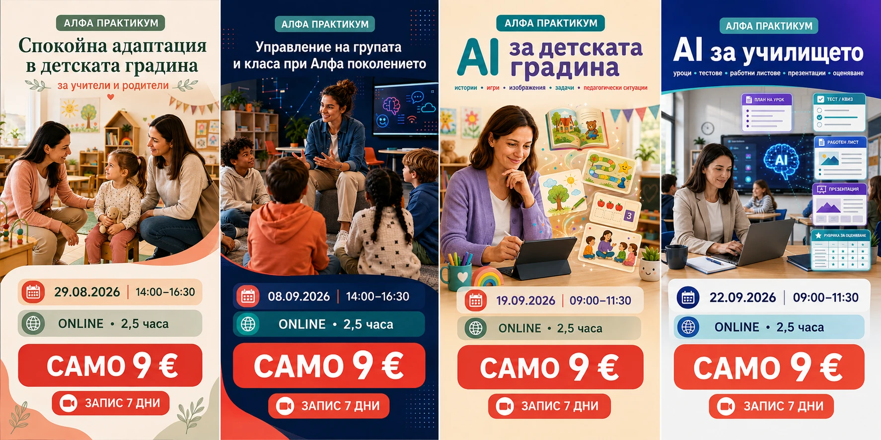 ПРАКТИЧЕСКИ И СЪВРЕМЕННИ ОНЛАЙН ОБУЧЕНИЯ