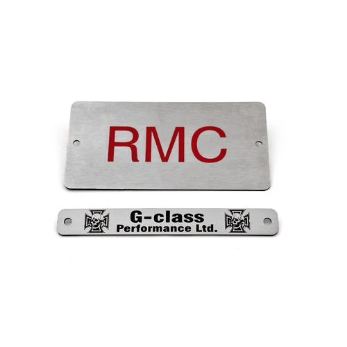 Ецвани табели от неръждаема ламарина 