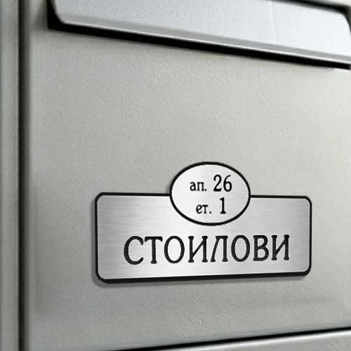 Табелка за пощенска кутия