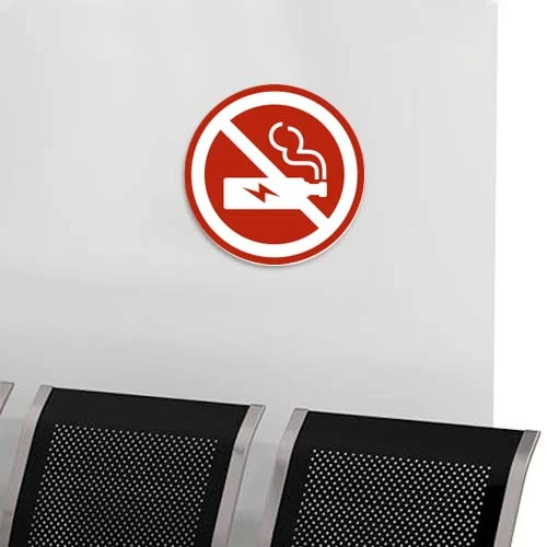 Табела Забранено Пушенето на електронни цигари