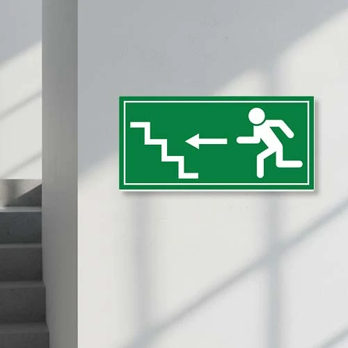 Табела Изход към стълбище