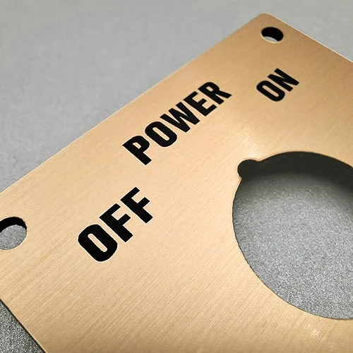Лицев панел за захранване POWER ON/OFF