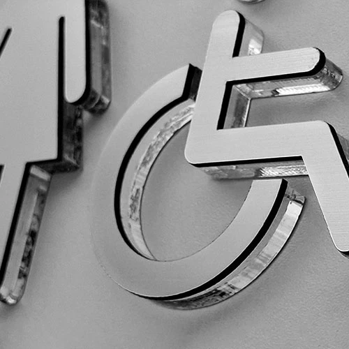 Обемебни стилизирани символи за тоалетна