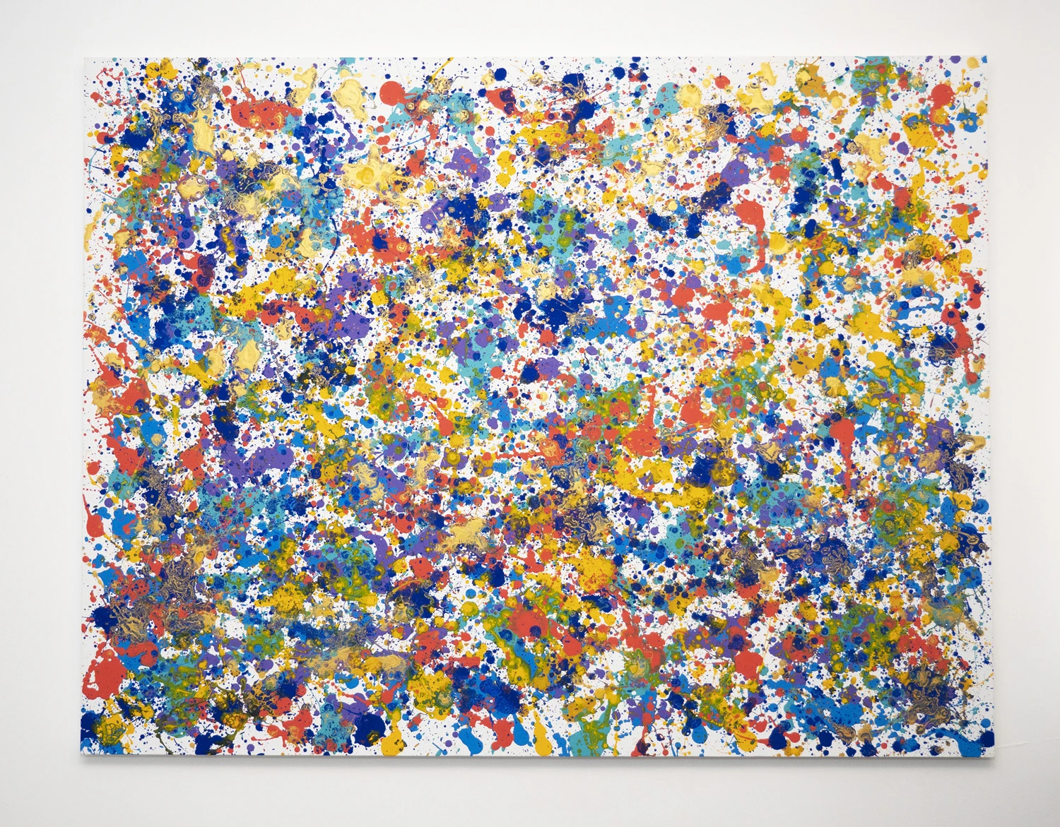 'Multicoloured drops painting V', YO\KO+INA, 2023