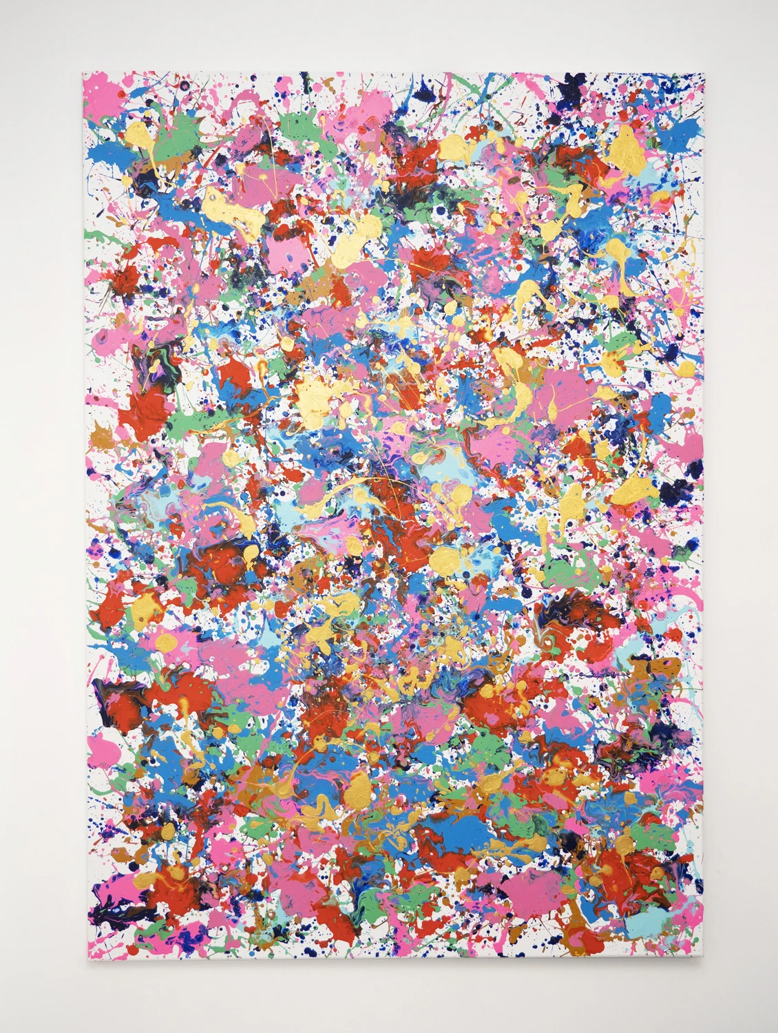 'Multicoloured drops painting VI', YO\KO+INA, 2023