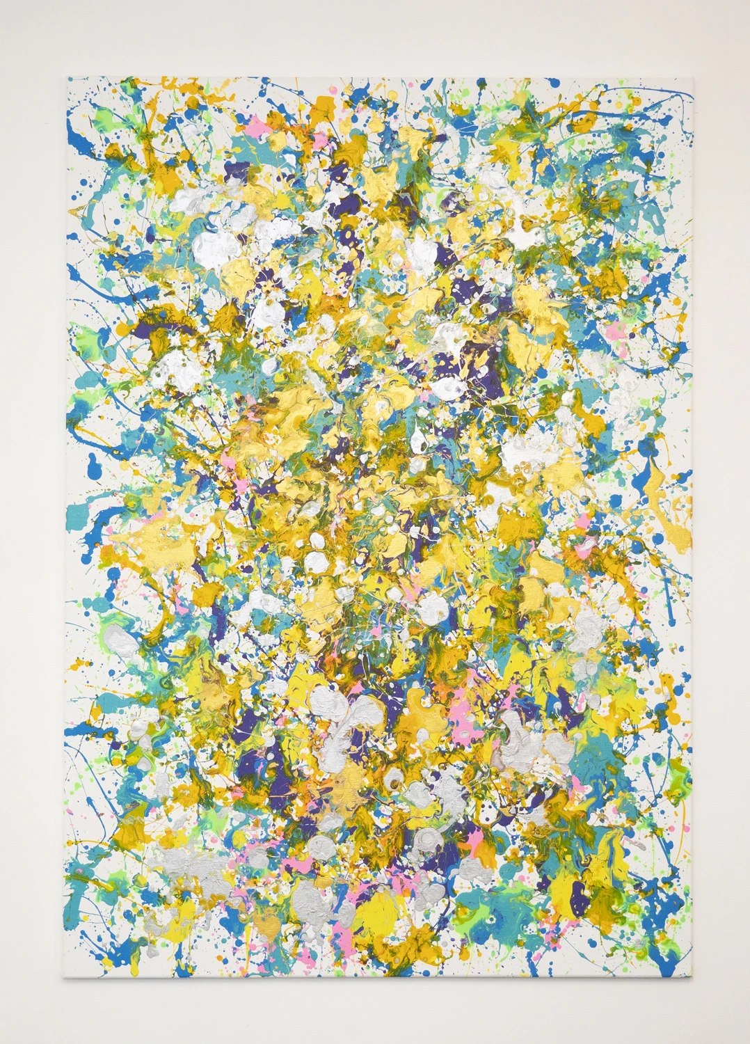 'Multicoloured drops painting VII', YO\KO+INA, 2023