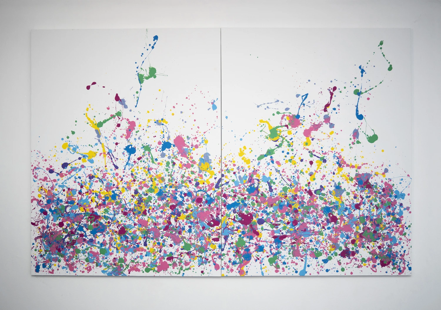 'Multicoloured drops painting I', YO\KO+INA, 2023