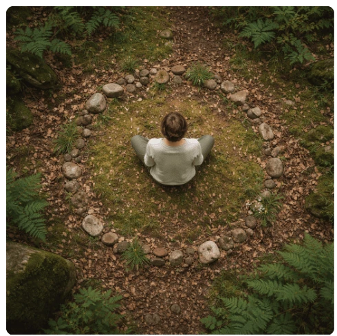 Индивидуално преживяване сред природата в спокойна и заземяваща среда