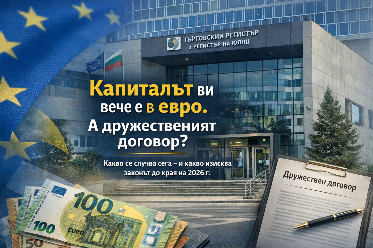 Еврото и фирменият капитал – ориентация за управители и собственици