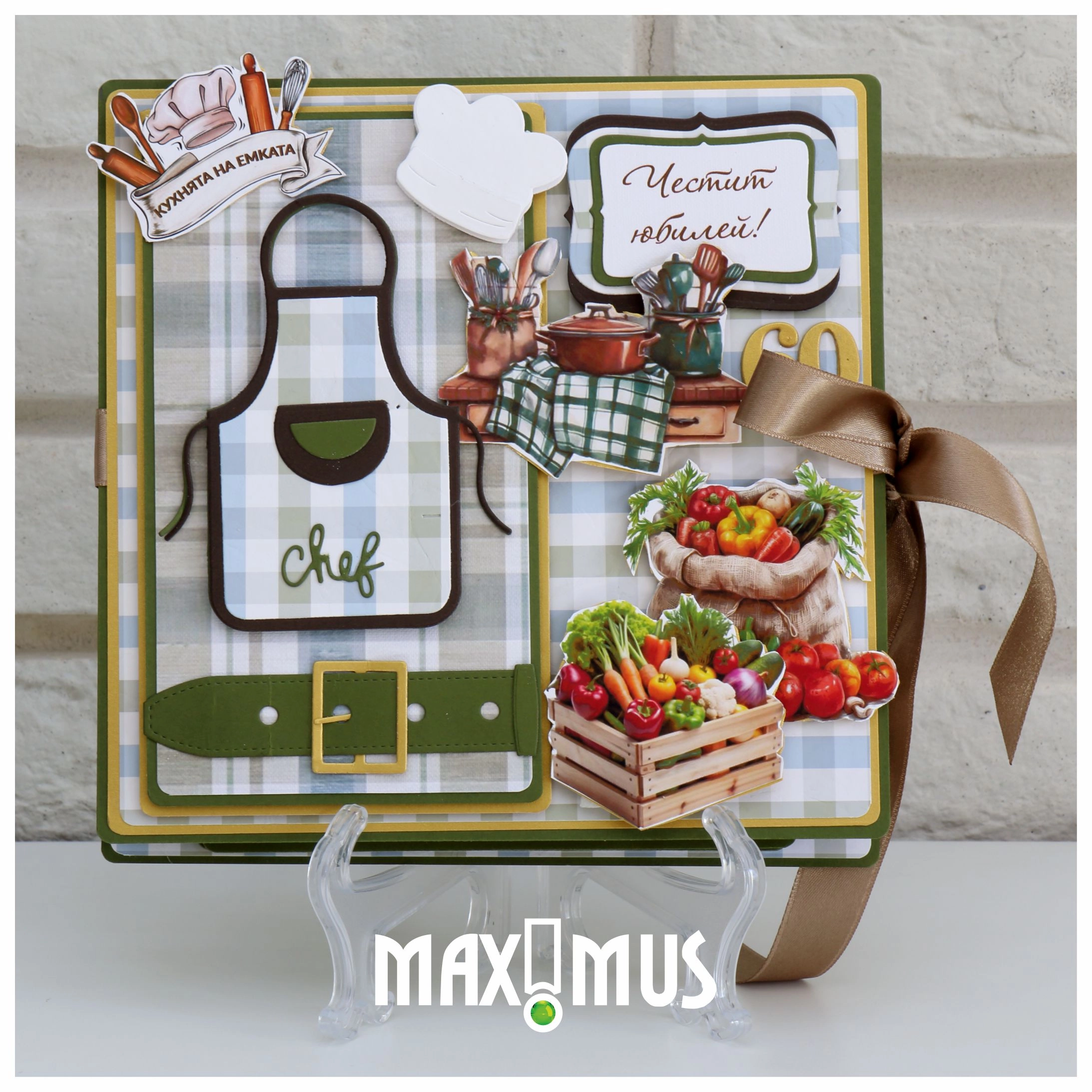 Фините детайли на ръчно изработената картичка