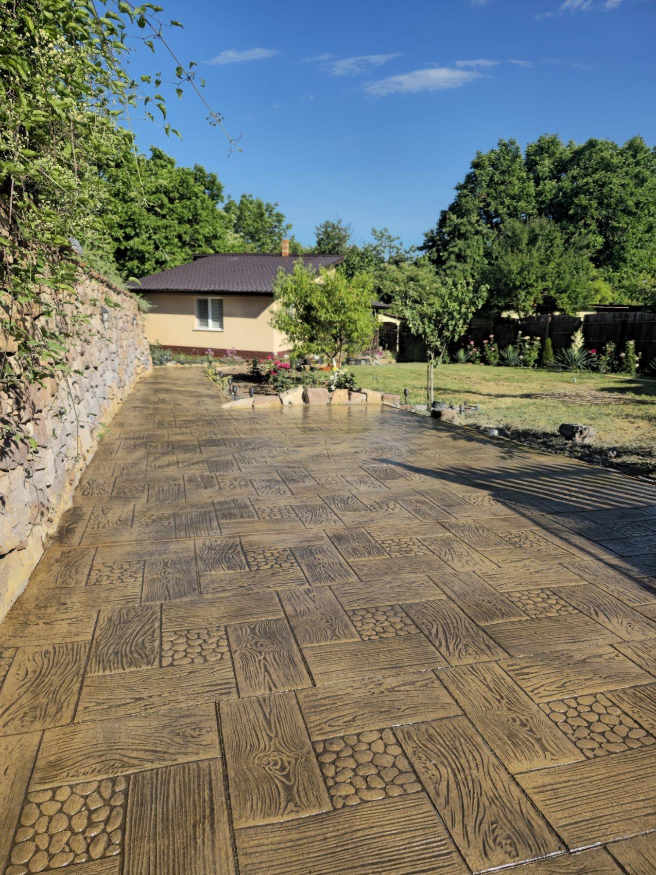 Щампован бетон – Николов Бетон