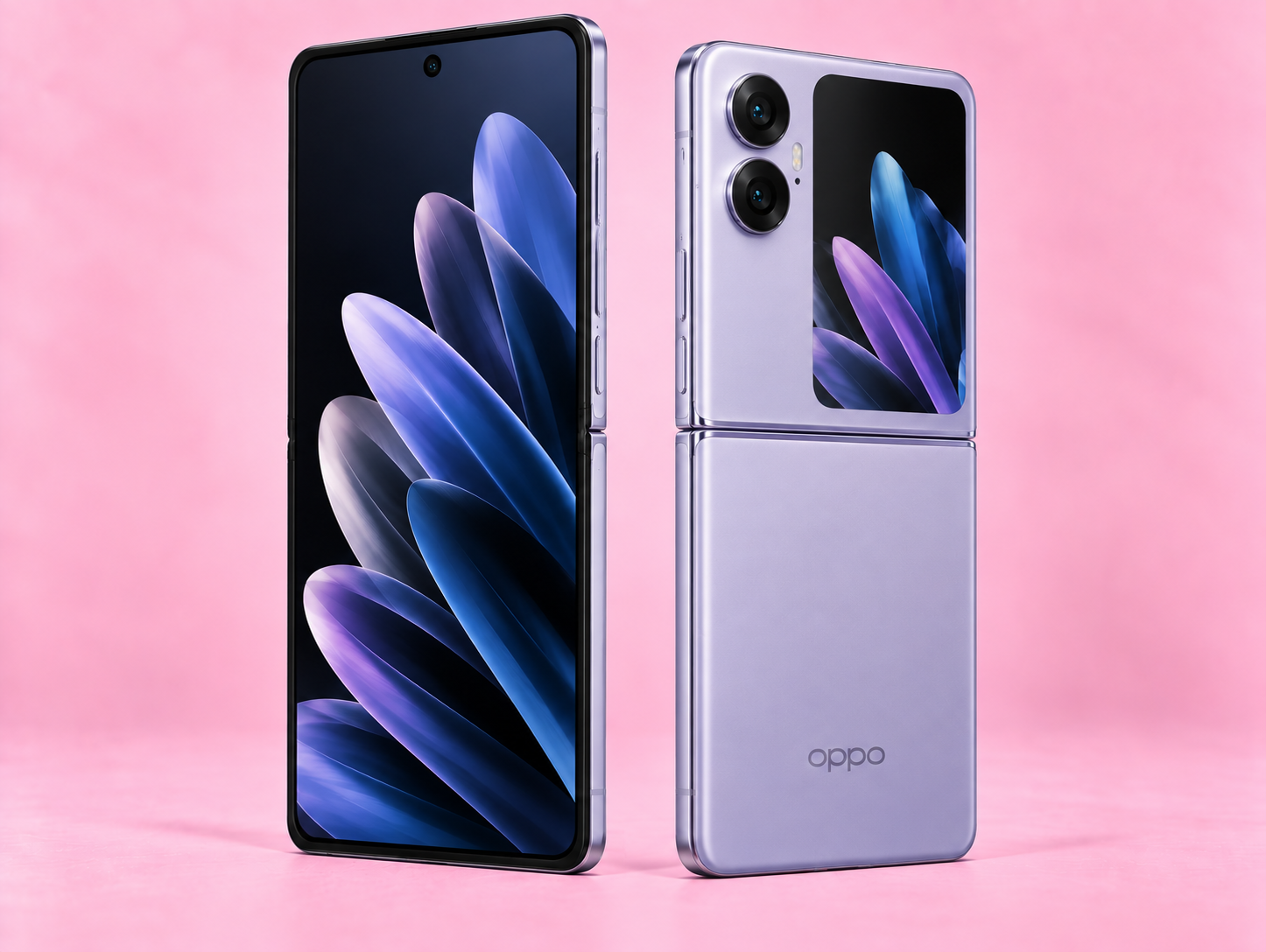 Ремонт на Oppo Find N2 Flip — сгънат и разгънат изглед
