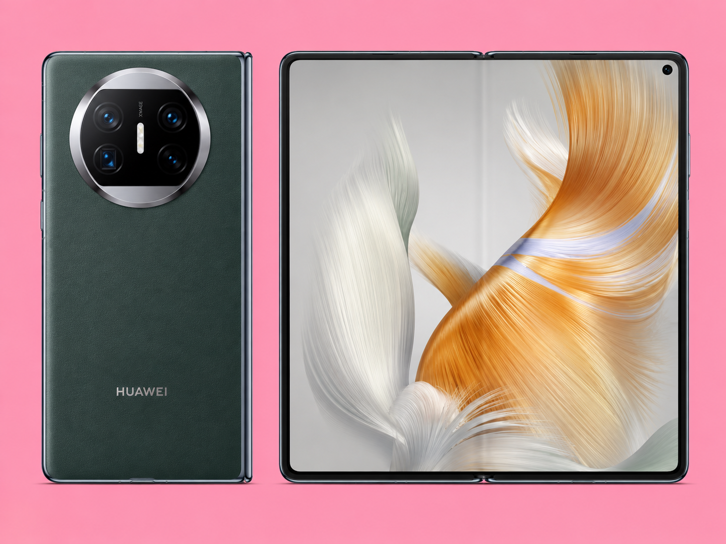 Ремонт на Huawei Mate X3 — изглед отпред и отзад