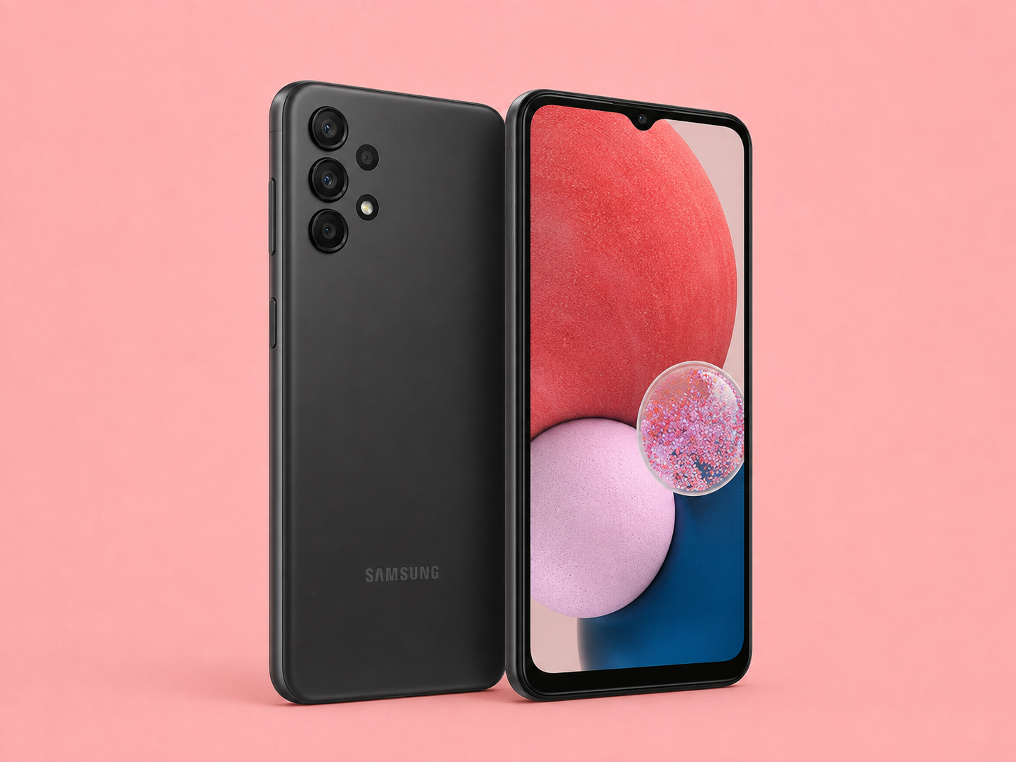 Ремонт на Samsung Galaxy A13 — изглед отпред и отзад