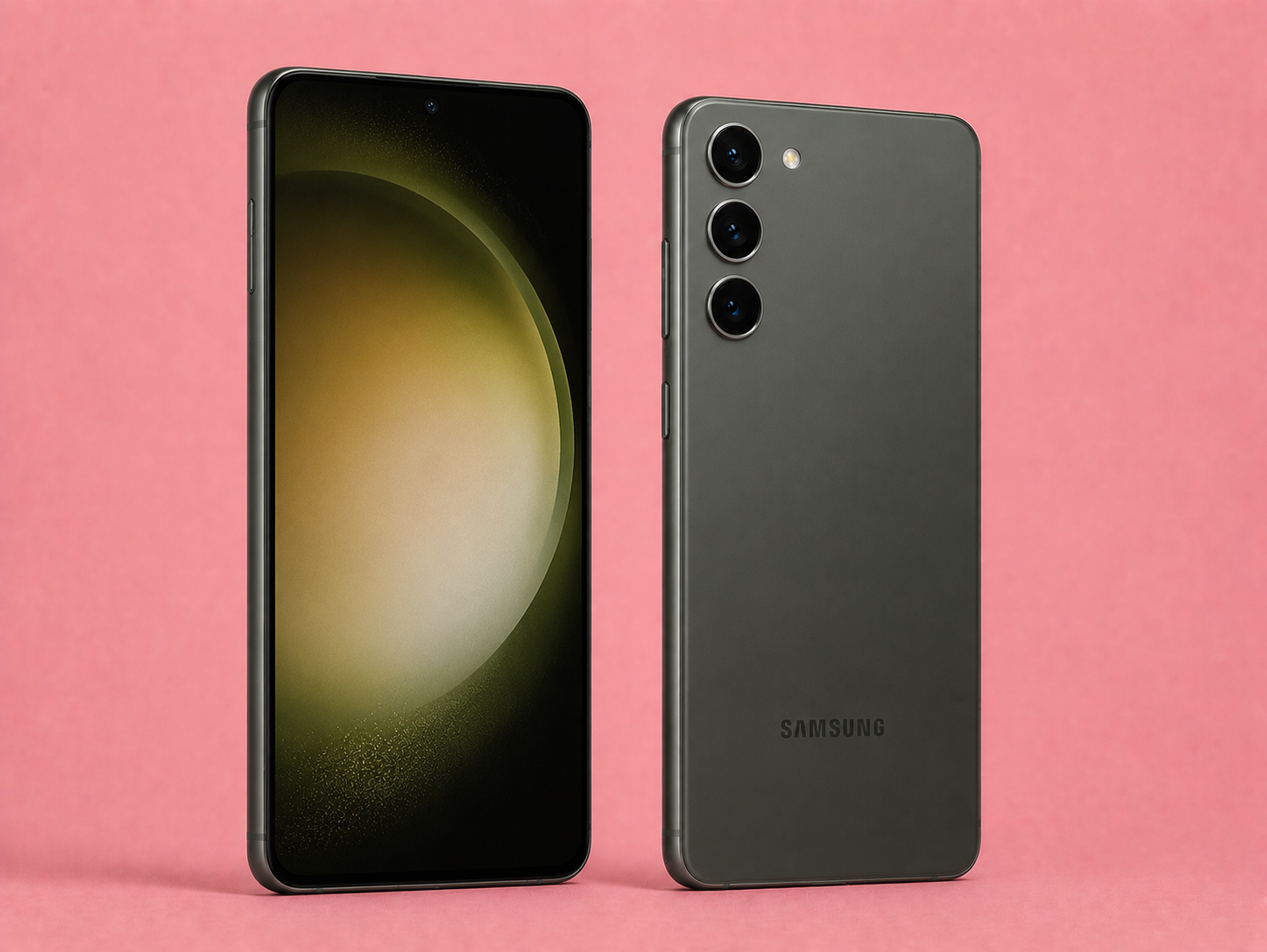 Ремонт на Samsung Galaxy S23+ — изглед отпред и отзад