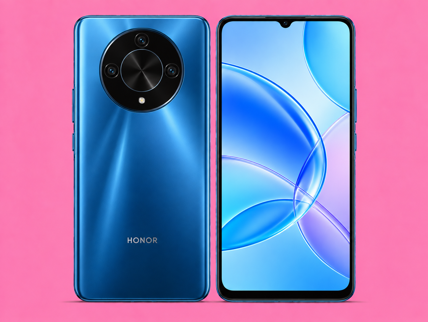 Ремонт на Honor X9 — изглед отпред и отзад