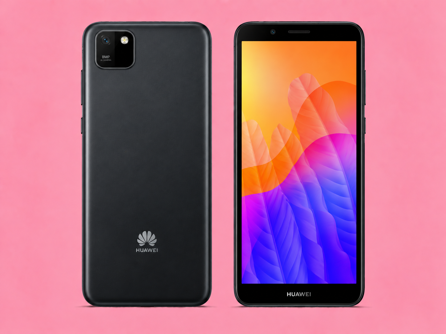 Ремонт на Huawei Y5p — изглед отпред и отзад