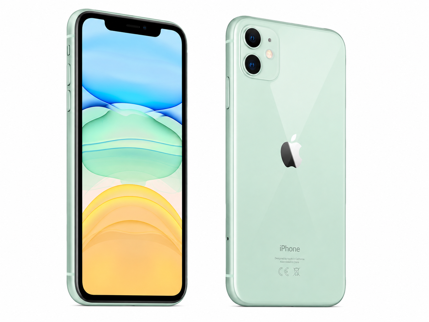 Ремонт на Apple iPhone 11 — изглед отпред и отзад