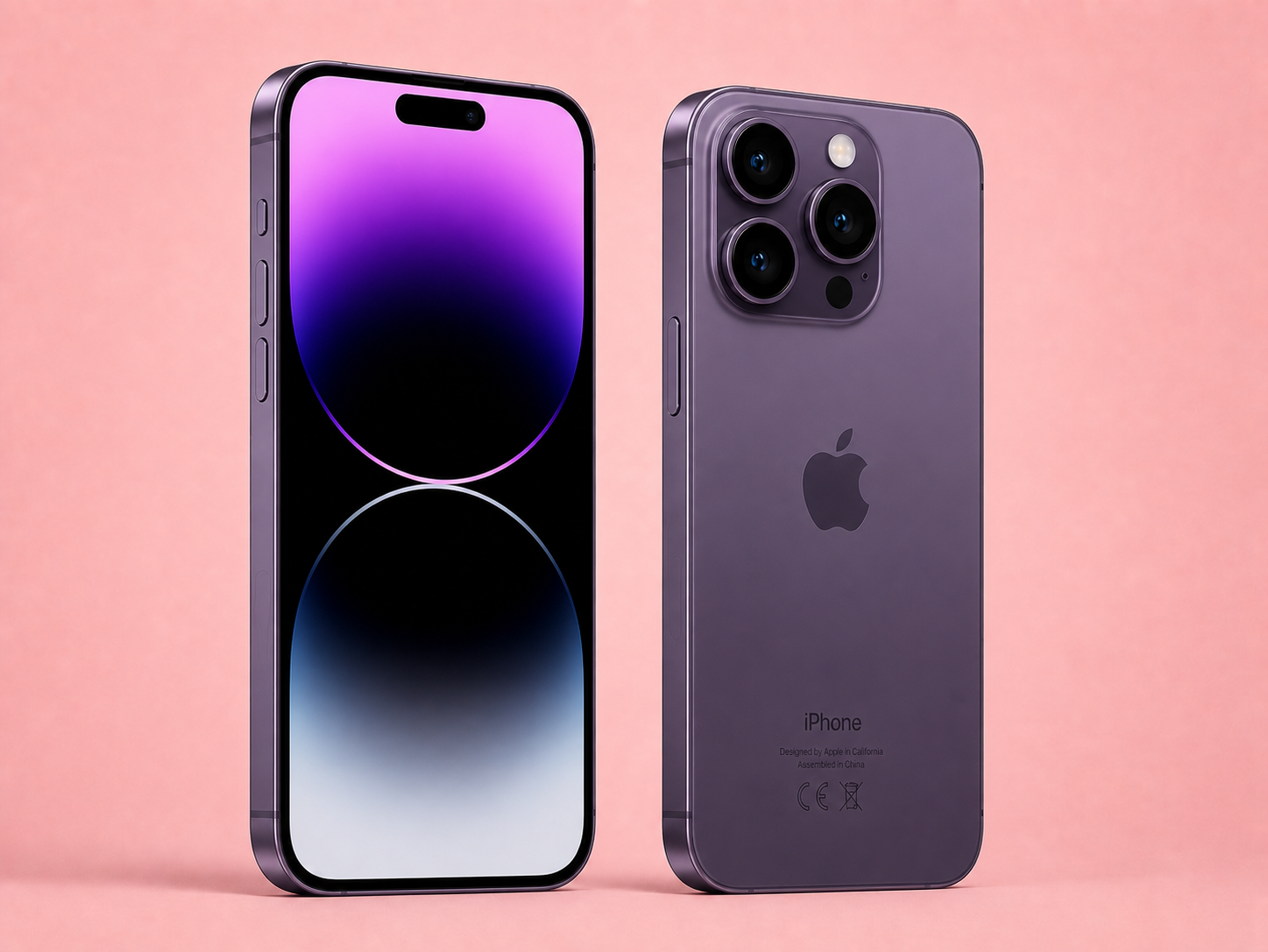 Ремонт на Apple iPhone 14 Pro Max — изглед отпред и отзад