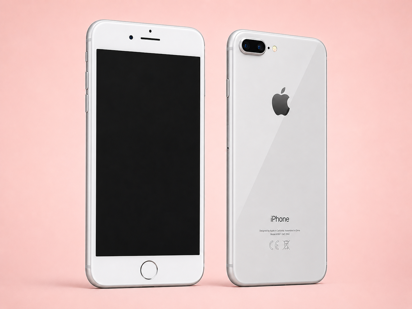 Ремонт на Apple iPhone 8 Plus — изглед отпред и отзад