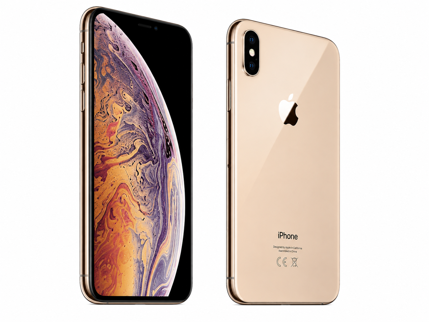 Ремонт на Apple iPhone XS Max — изглед отпред и отзад