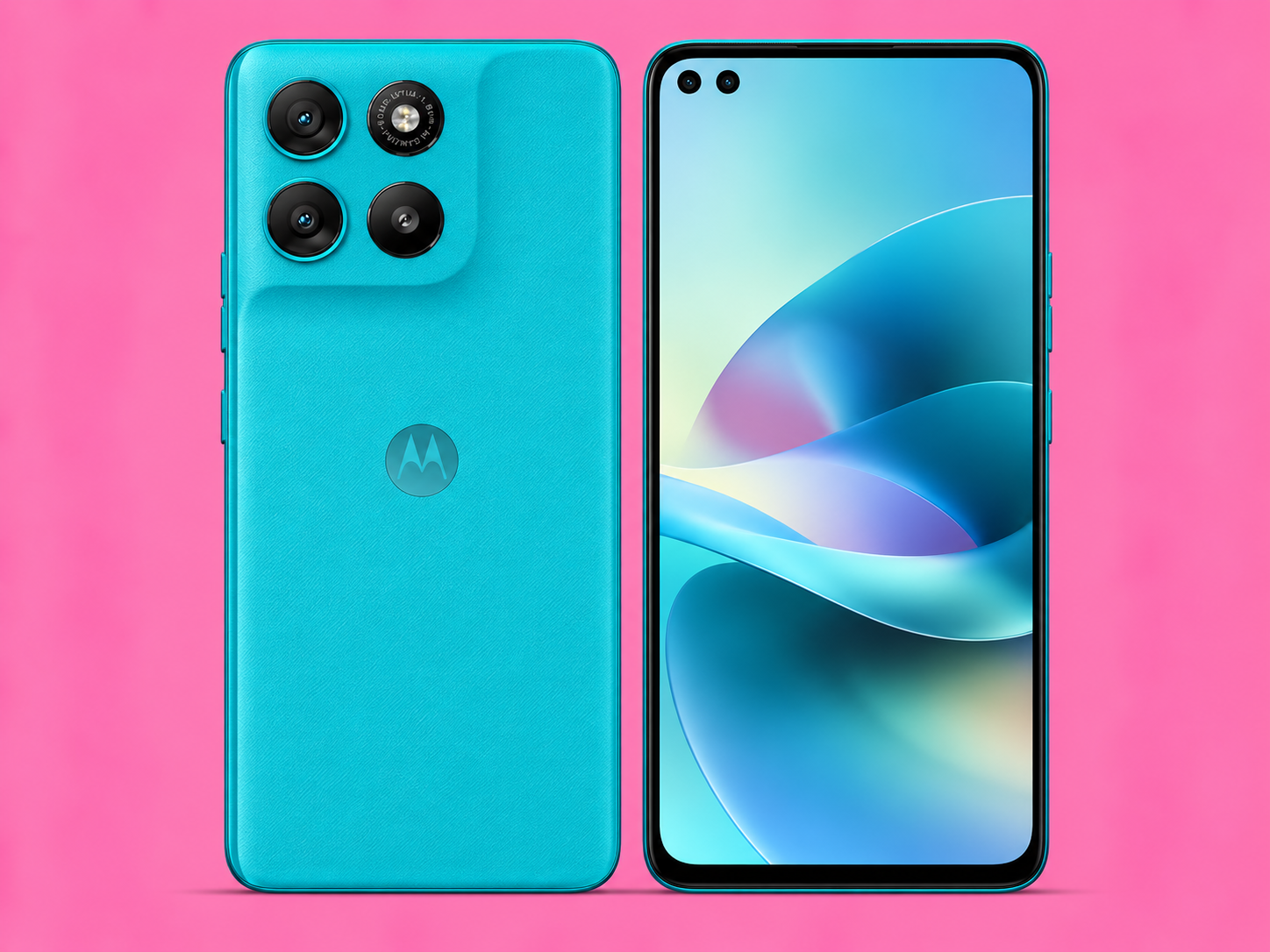 Ремонт на Moto G96 — изглед отпред и отзад