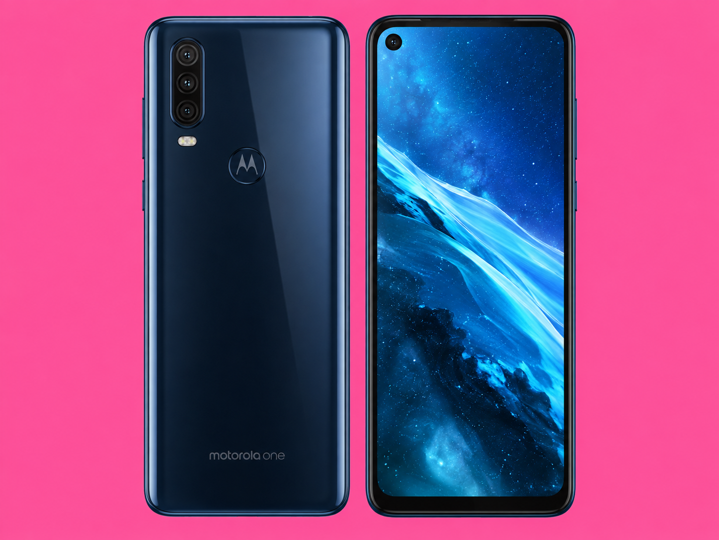 Ремонт на Motorola One — изглед отпред и отзад
