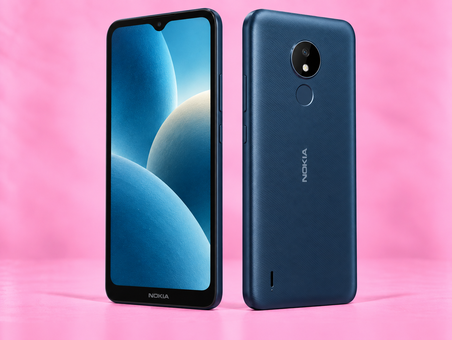 Ремонт на Nokia C21 — изглед отпред и отзад