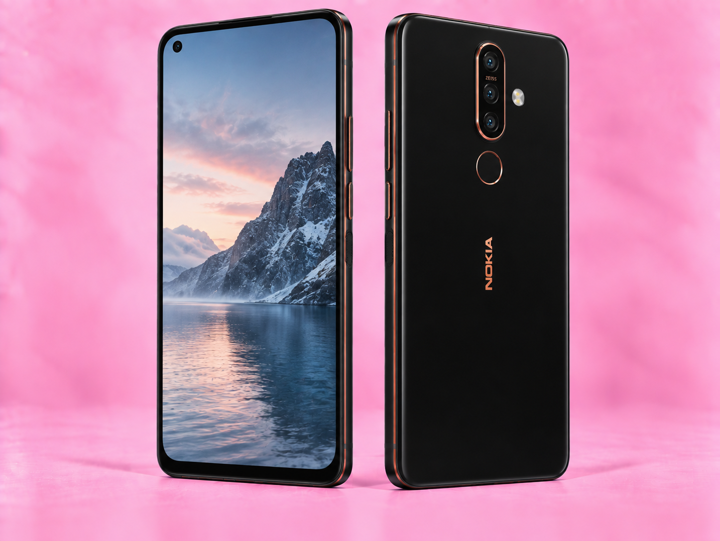 Ремонт на Nokia X71 — изглед отпред и отзад