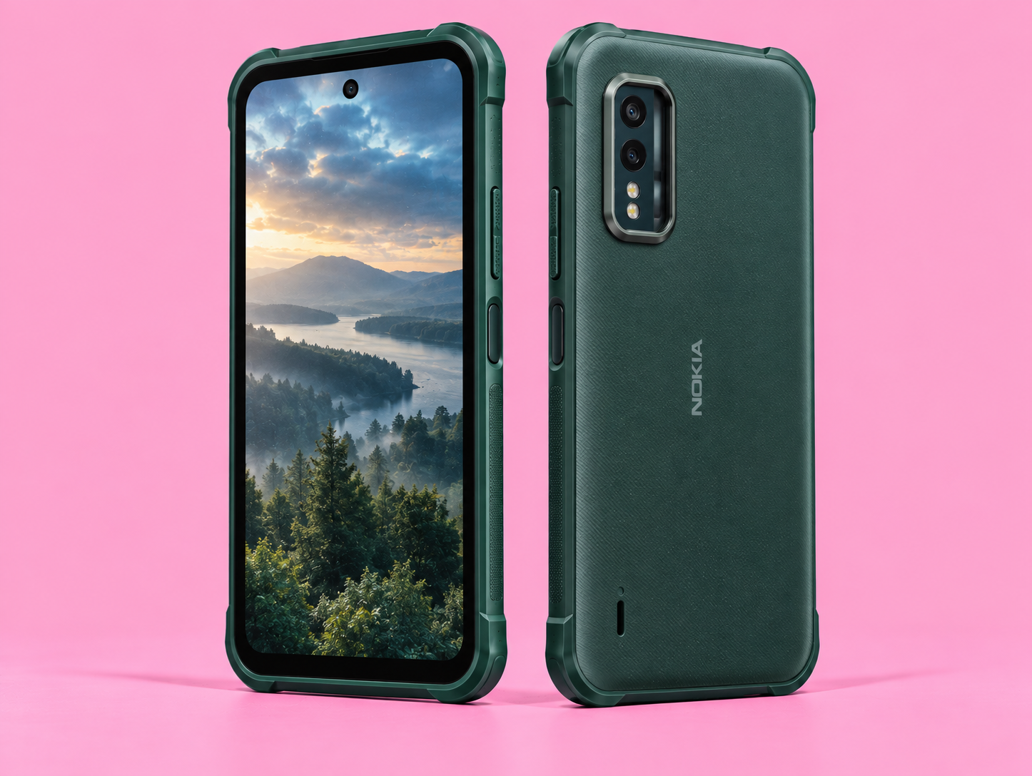 Ремонт на Nokia XR21 — изглед отпред и отзад