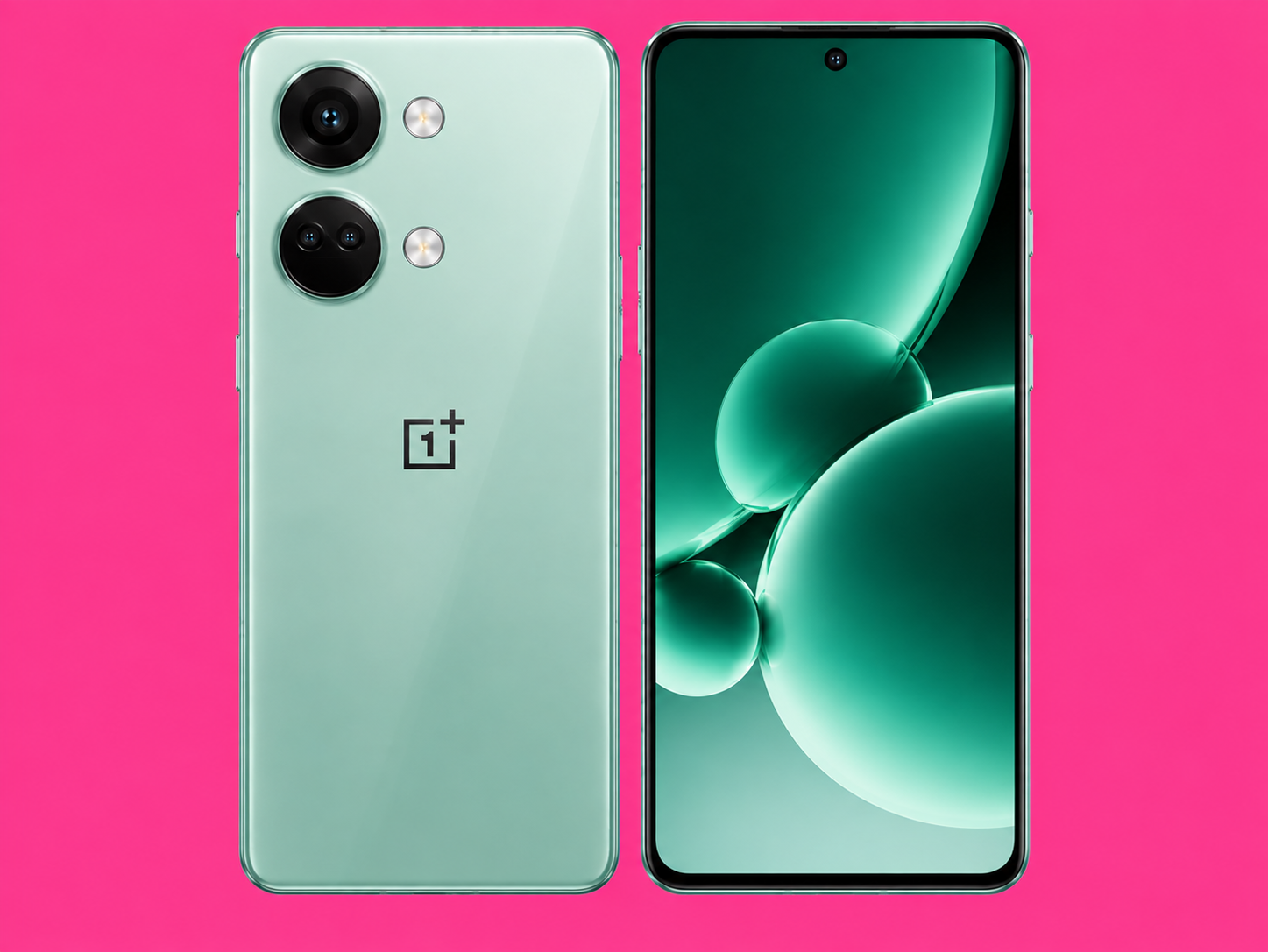 Ремонт на OnePlus Nord 3 — изглед отпред и отзад