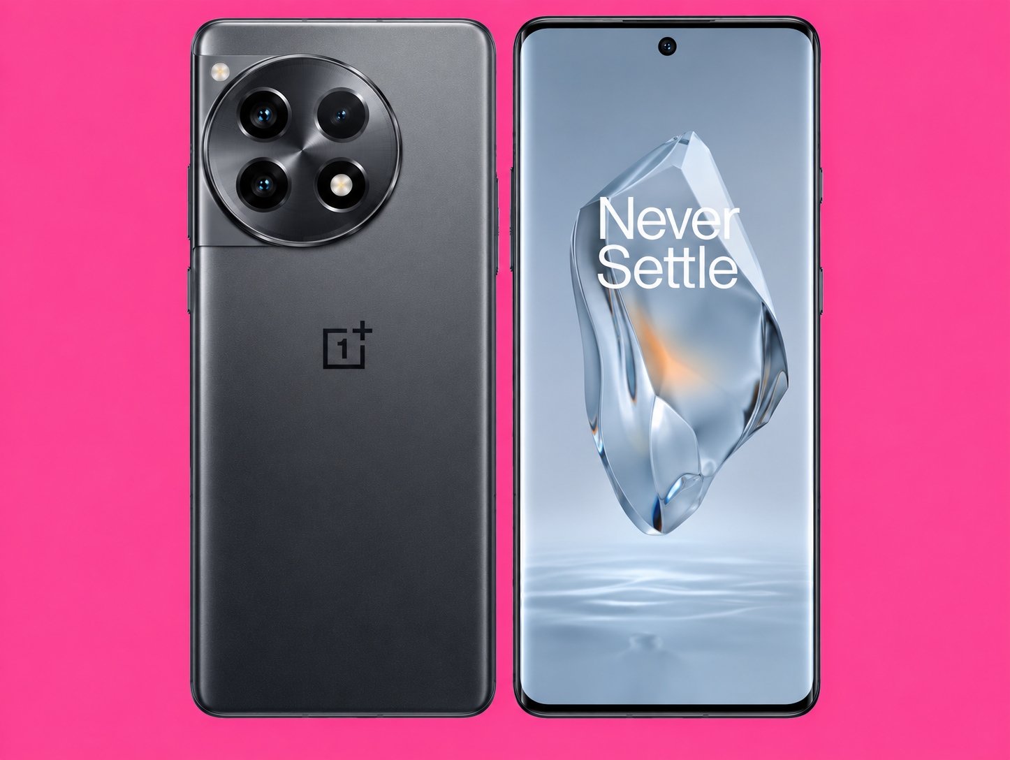 Ремонт на OnePlus 12R — изглед отпред и отзад
