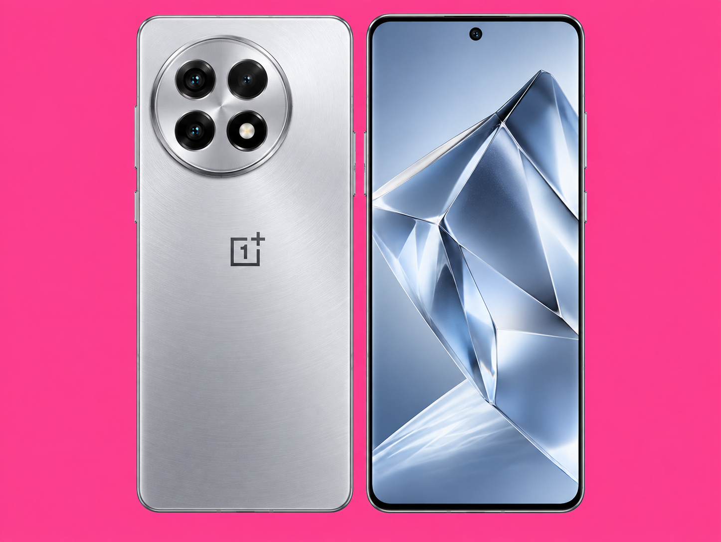 Ремонт на OnePlus 13R — изглед отпред и отзад