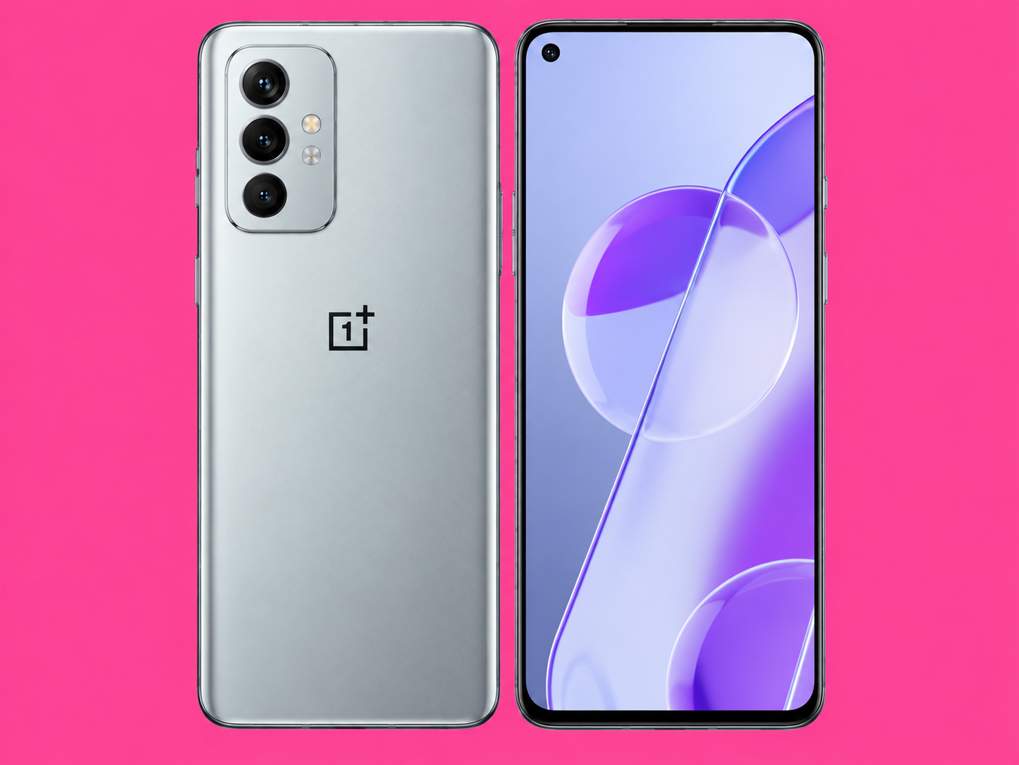 Ремонт на OnePlus 9RT — изглед отпред и отзад