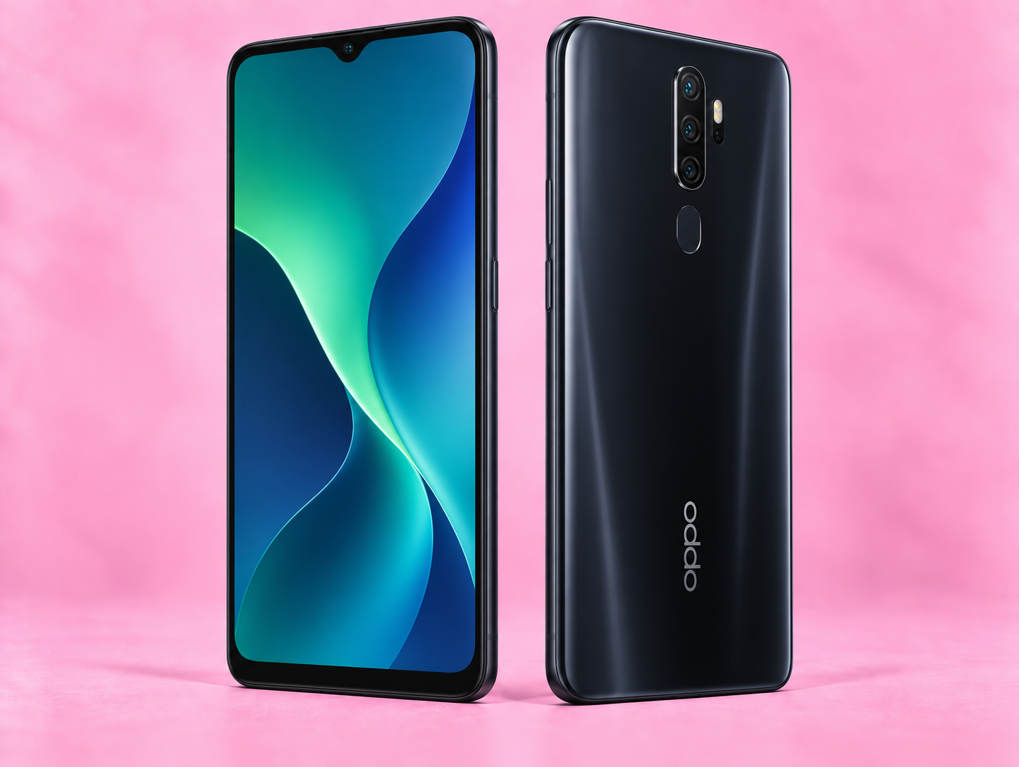 Ремонт на Oppo A5 2020 — изглед отпред и отзад