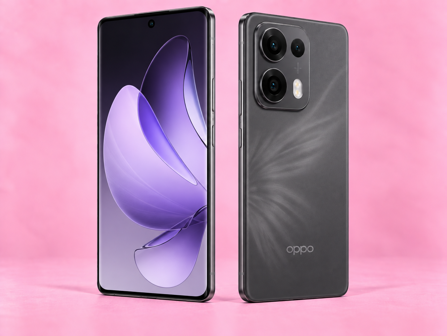 Ремонт на Oppo Reno 13 Pro — изглед отпред и отзад