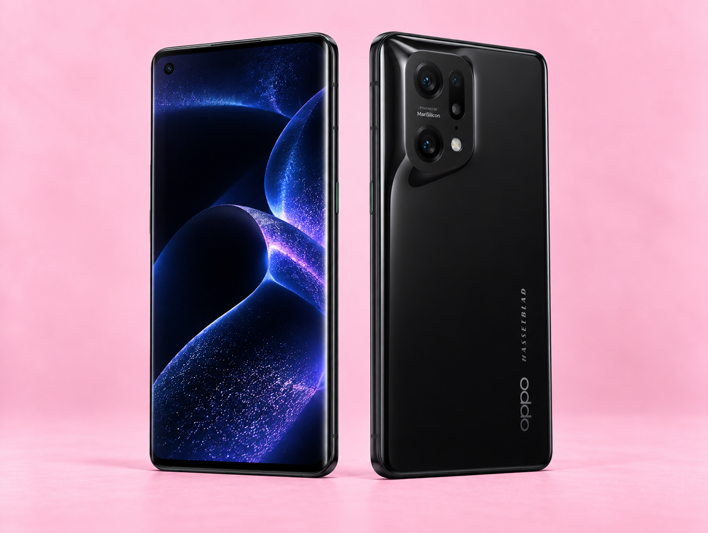 Ремонт на Oppo Find X5 — изглед отпред и отзад
