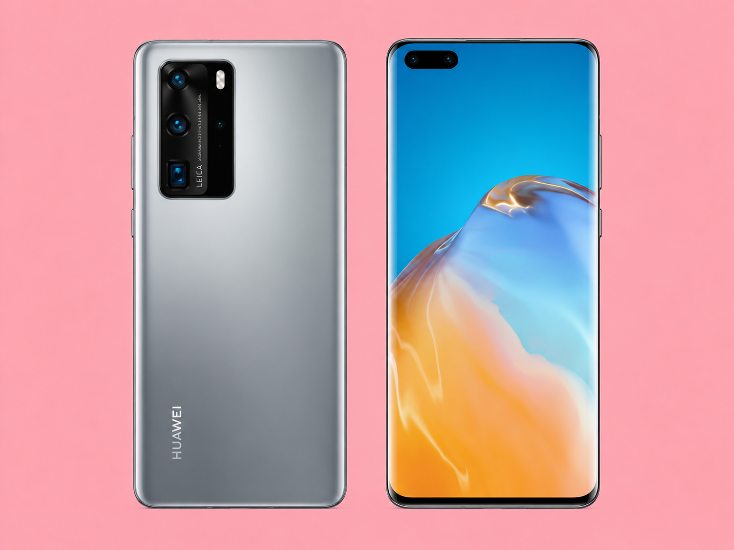 Ремонт на Huawei P40 Pro — изглед отпред и отзад