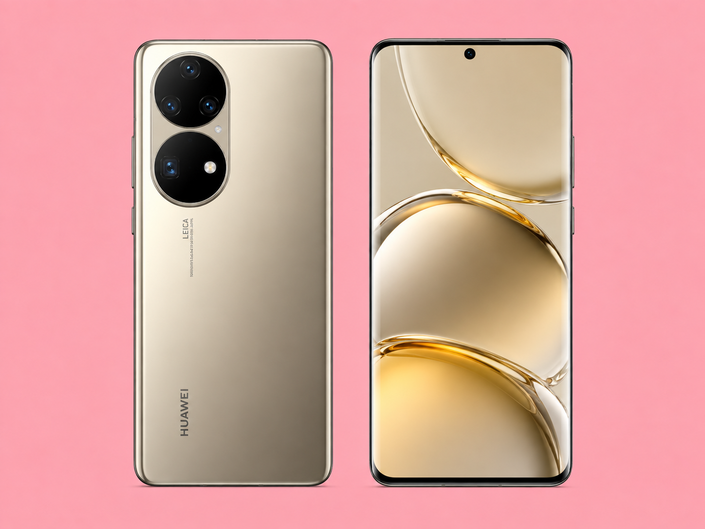 Ремонт на Huawei P50 — изглед отпред и отзад