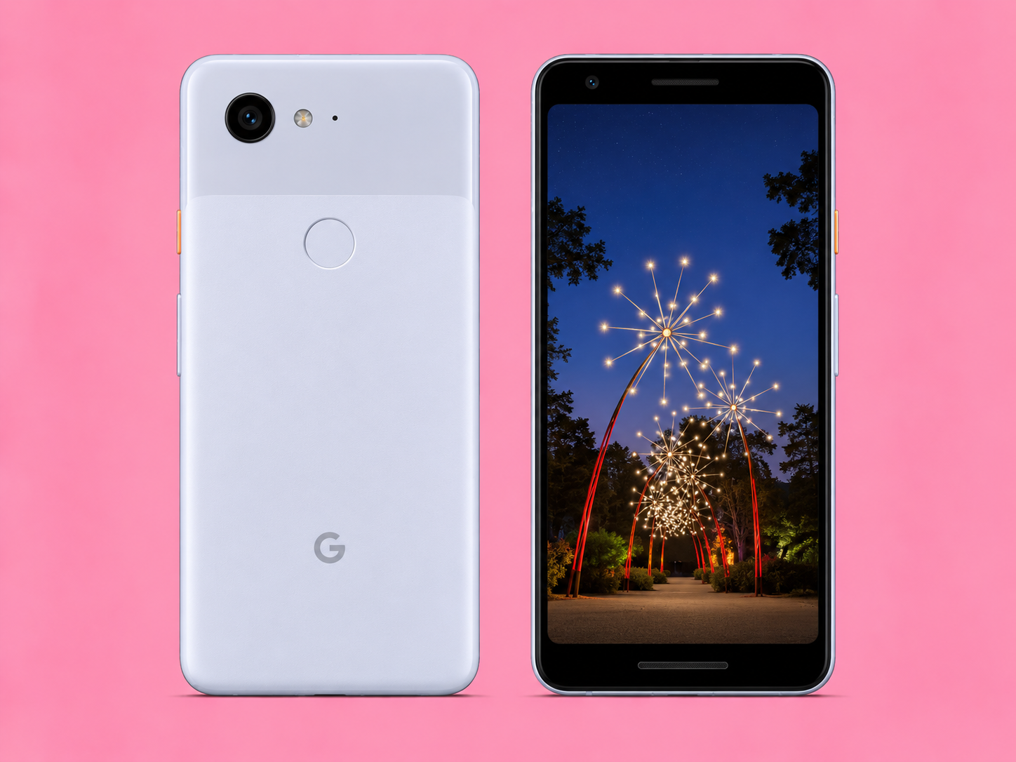 Ремонт на Google Pixel 3 — изглед отпред и отзад