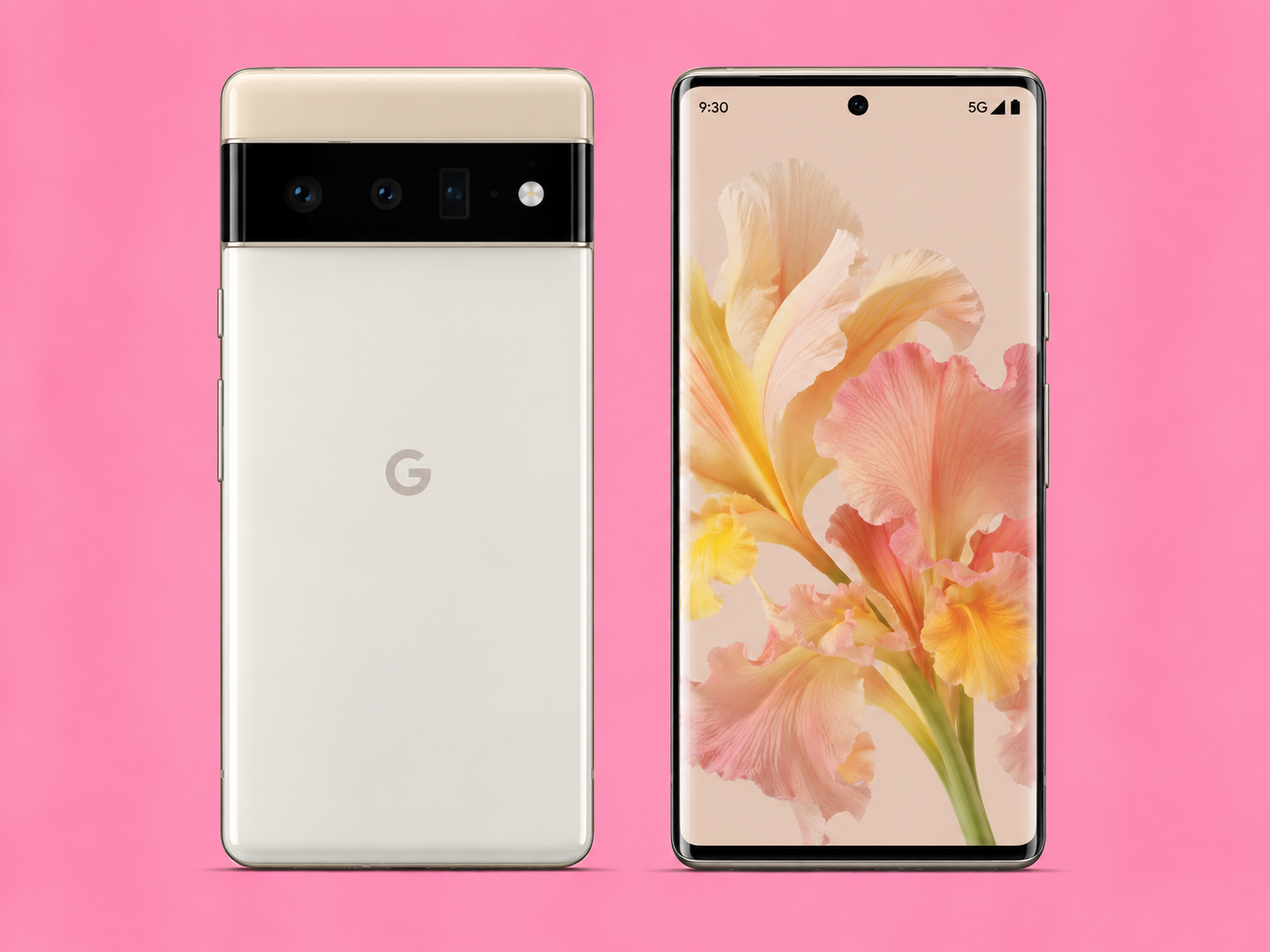 Ремонт на Google Pixel 6 Pro — изглед отпред и отзад